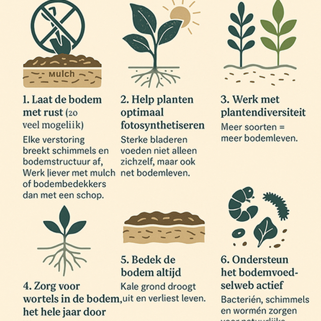 Onder onze voeten gebeurt iets wonderlijks – Zes praktische sleutels voor een levende bodem (+ stappenplan)